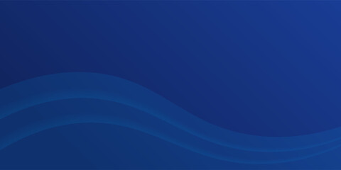 wave background. A dark blue gradient vector background with smooth, flowing wave shapes, creating a calm and modern abstract design.