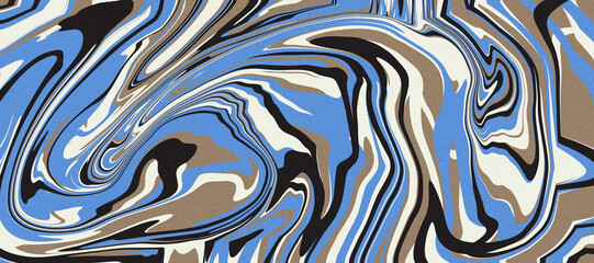 Grainy Background With Blue Horizon Marble Fusion