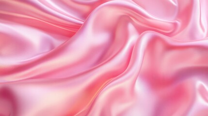 Fototapeta premium Pink satin roses texture for Women's Day greeting background illustration