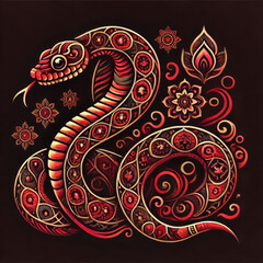 Obraz premium Snake Illustration