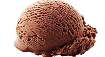 Rich, dark chocolate ice cream scoop (1)