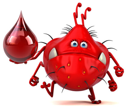 Fun germ - 3D Illustration