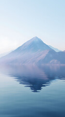 Mountain Reflection on Calm Lake