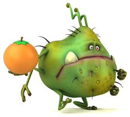 Fun germ - 3D Illustration