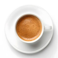 Fototapeta premium Cup of coffee isolated on white background