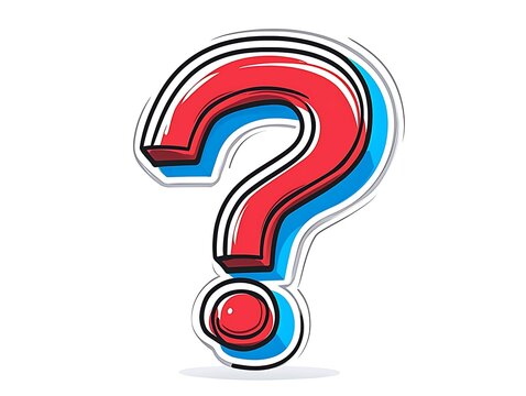 recommend clip art: Red 3D Question Mark Graphic.