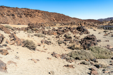 Lava Fields, Pumice Volcano Stones Texture, Volcanic Pumice Pattern, Pieces of Lava, Basalt...