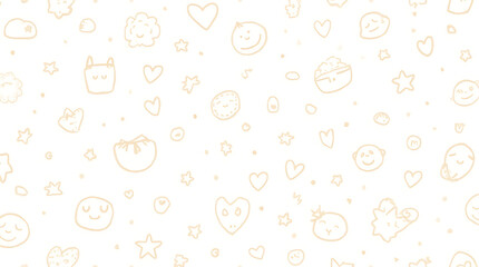 seamless pattern with easter eggs