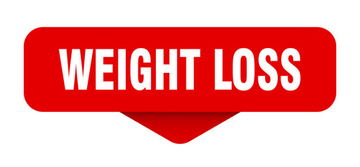 weight loss sticker. weight loss sign on transparent background