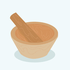 Wooden mortar,medicine mortar for grinding medicine