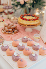 Purple-Pink Fruit Desserts – Sweet Mini Treats for a Party