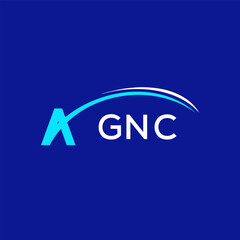 GNC creative minimalist letter logo.