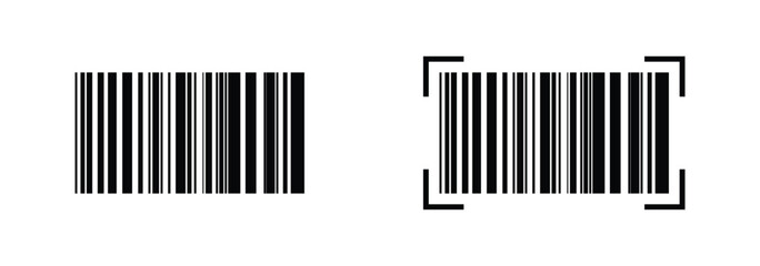 Bar code on white background