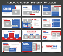 Back to School Education PowerPoint Template for Classroom Lessons Student Projects and Learning Activities Fully Editable Slides with Modern Design Ideal for Teachers and Academic Presentations.