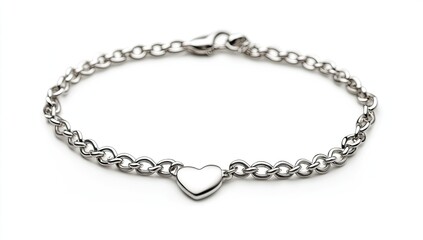 Heart-shaped bracelet