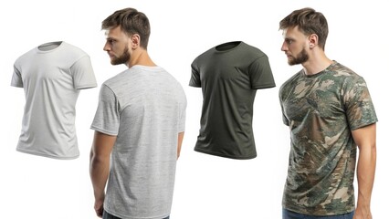 4 3D T-Shirt Mockups