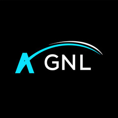 GNL creative minimalist letter logo.