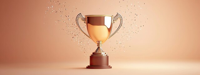 cup winner award champion gold icon championship trophy win sport. prize cup winner award game goblet competition background victory reward golden soccer contest success tournament medal flat ceremony