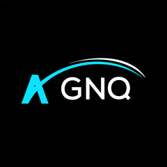 GNQ creative minimalist letter logo.