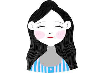 portrait of the girl