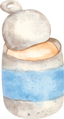 watercolor condensed milk