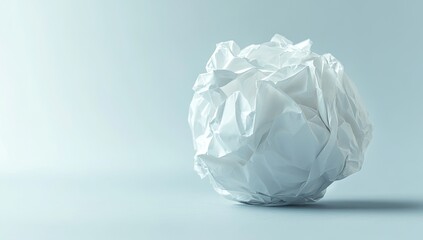 Fototapeta premium Crumpled paper ball (1)