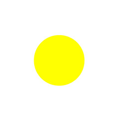 sun on a white background