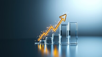 Business growth strategy financial analysis graphs and charts modern office digital environment data visualization for success