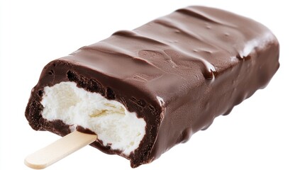 Chocolate dipped ice cream bar