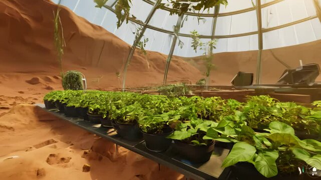 Greenhouse on Mars introduces bold step in cosmic farming, as mars pioneers cultivate oxygen and mars biodiversity, fueling prime stock interest for tomorrow's interplanetary vision.