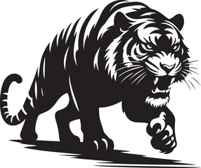 vector illustration of a tiger