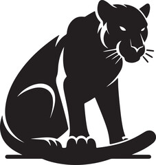 silhouette of a tiger