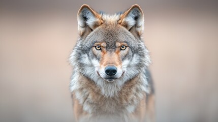 Fototapeta premium Close-up portrait of a wolf