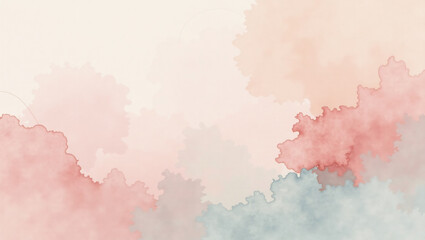 Layered Gradients: Antique Stain Abstract Watercolor