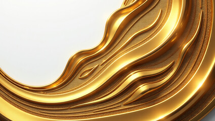 Modern Luxury Gold Motif Graphic Element
