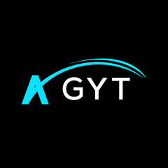 GYT creative minimalist letter logo.	
