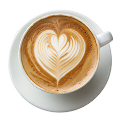 cup of coffee with heart