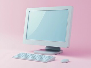 Pastel Computer Setup