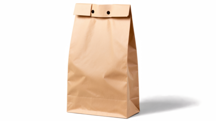 Classic brown paper bag displayed on a solid surface showcasing its ecofriendly features for everyday use