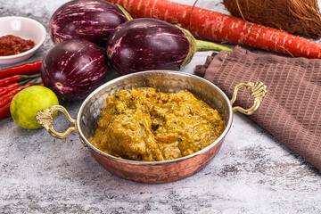 Indian chicken masala corma curry