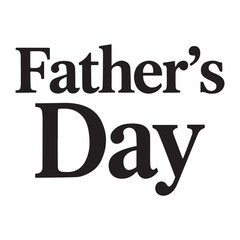 Happy Father's Day typography calligraphy vector design.