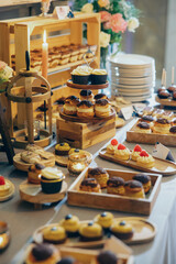 Luxurious Wedding Dessert Table – Indulgent Sweets and High-Calorie Treats