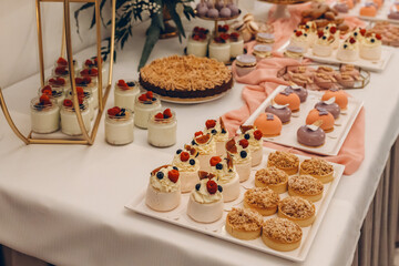 Luxurious Wedding Dessert Table – Indulgent Sweets and High-Calorie Treats