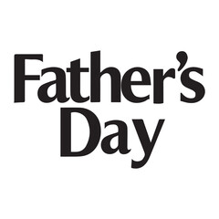 Happy Father's Day typography calligraphy vector design.