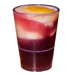 Indulgent refreshing beverages cozy kitchen layered drink photography