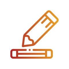 pencil gradient icon