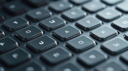 Closeup of a BCI system allowing a user to type with their thoughts, symbolizing advanced neural communication