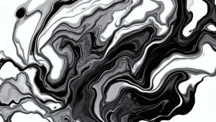 Obraz premium Marble texture with wavy metallic and water-like patterns