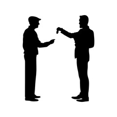 two businessmen shaking hands