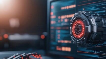 Closeup of interactive 3D holographic design tools in a futuristic creative studio, showcasing modern technology at work